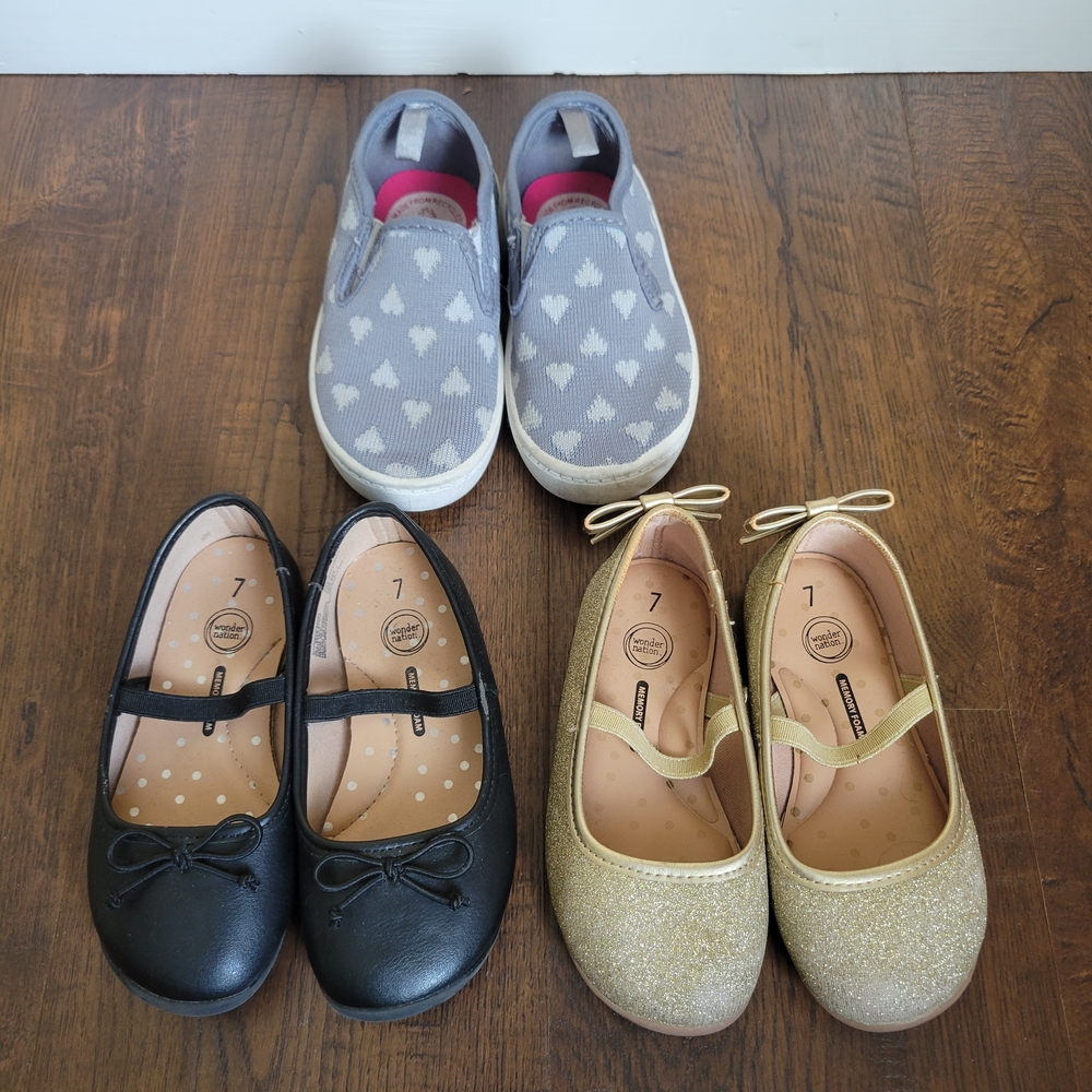 Three pairs of shoes
